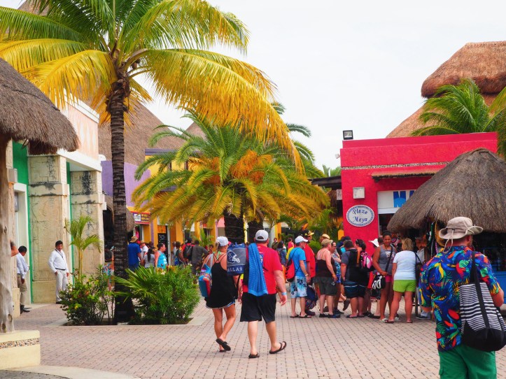 Colorful Cozumel Port